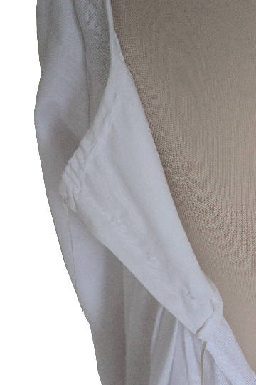 For Sale Ladies Regency 19th Century Jane Austen Elizabeth Bennet Pride And Prejudice Long Sleeved White Muslin Gown Size 12 - 14 UK Image